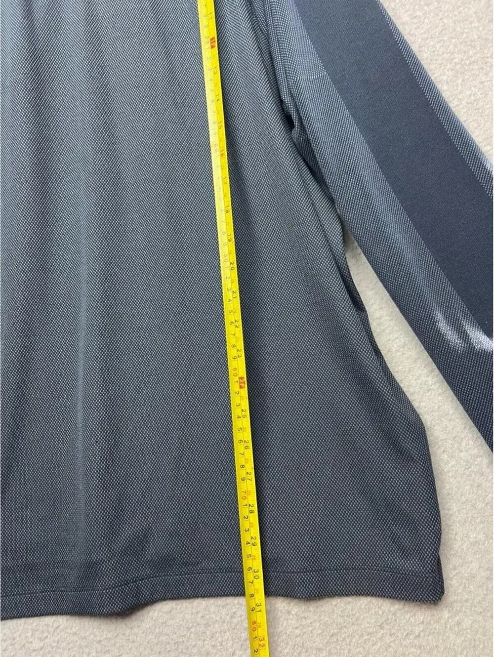Nike Golf Dri Fit Vapor 1/2 Zip Pullover Blue Textured Colorblock Jacket Men XXL